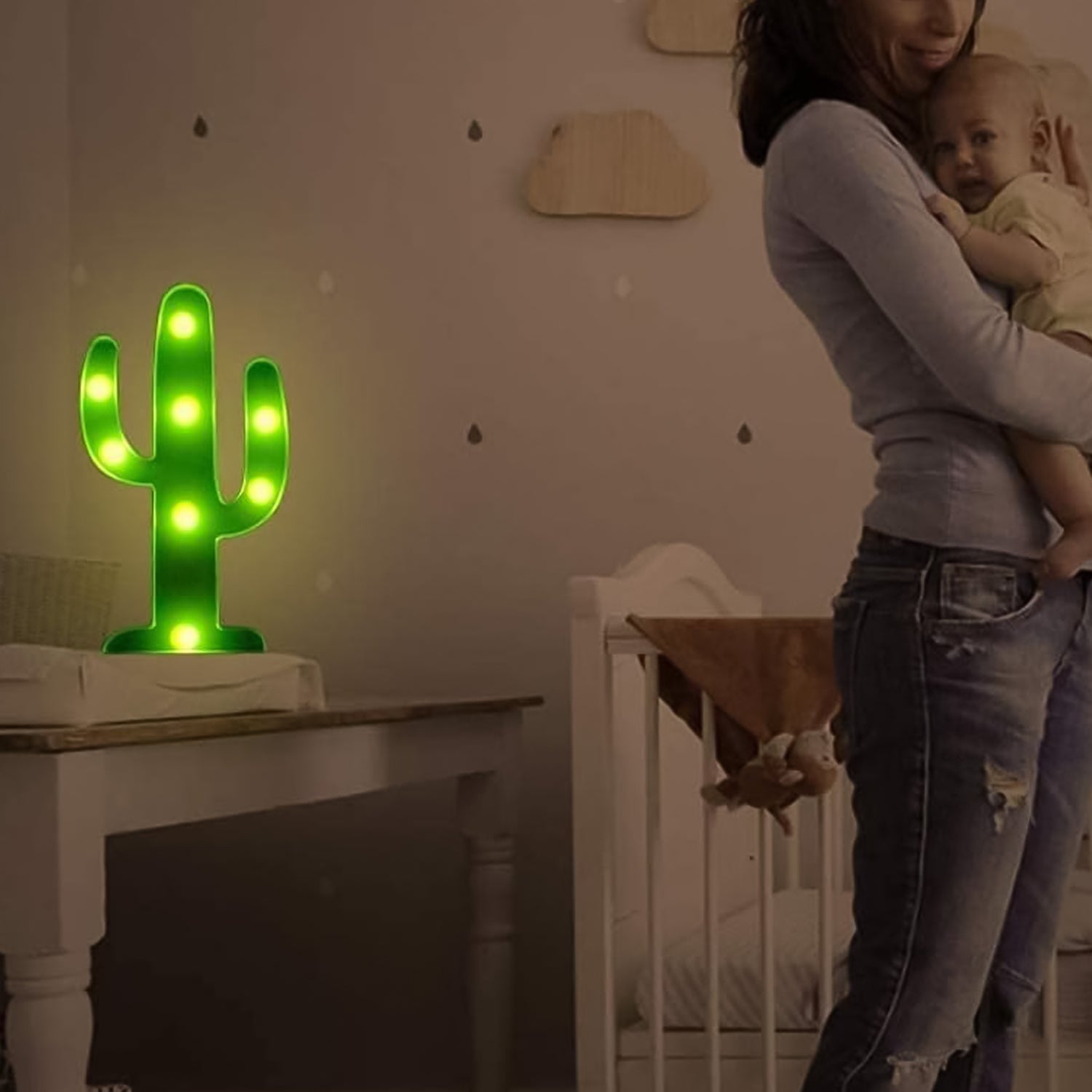 LED Cactus Light, LED Desk Lamp, LED Table Lamp (1 Pc / Battery not Included) LED Cactus Light, LED Desk Lamp, LED Table Lamp (1 Pc / Battery not Included)